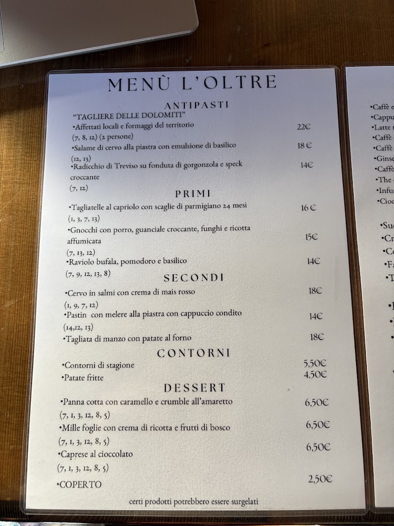 RISTORANTE BAR L' OLTRE
