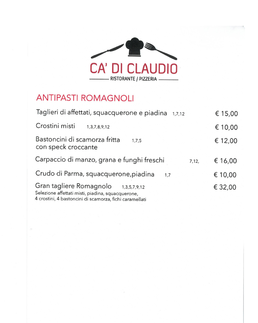 Ristorante Ca' di Claudio
