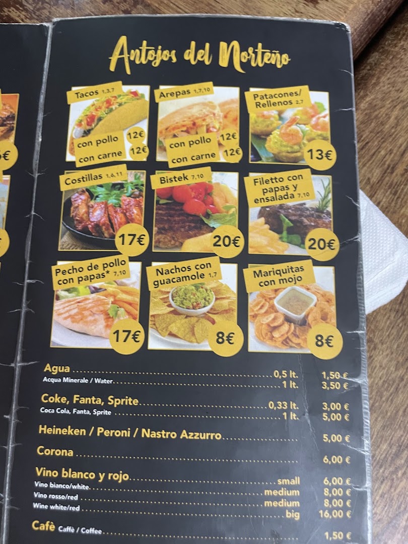 Ristorante El Norteño, Roma