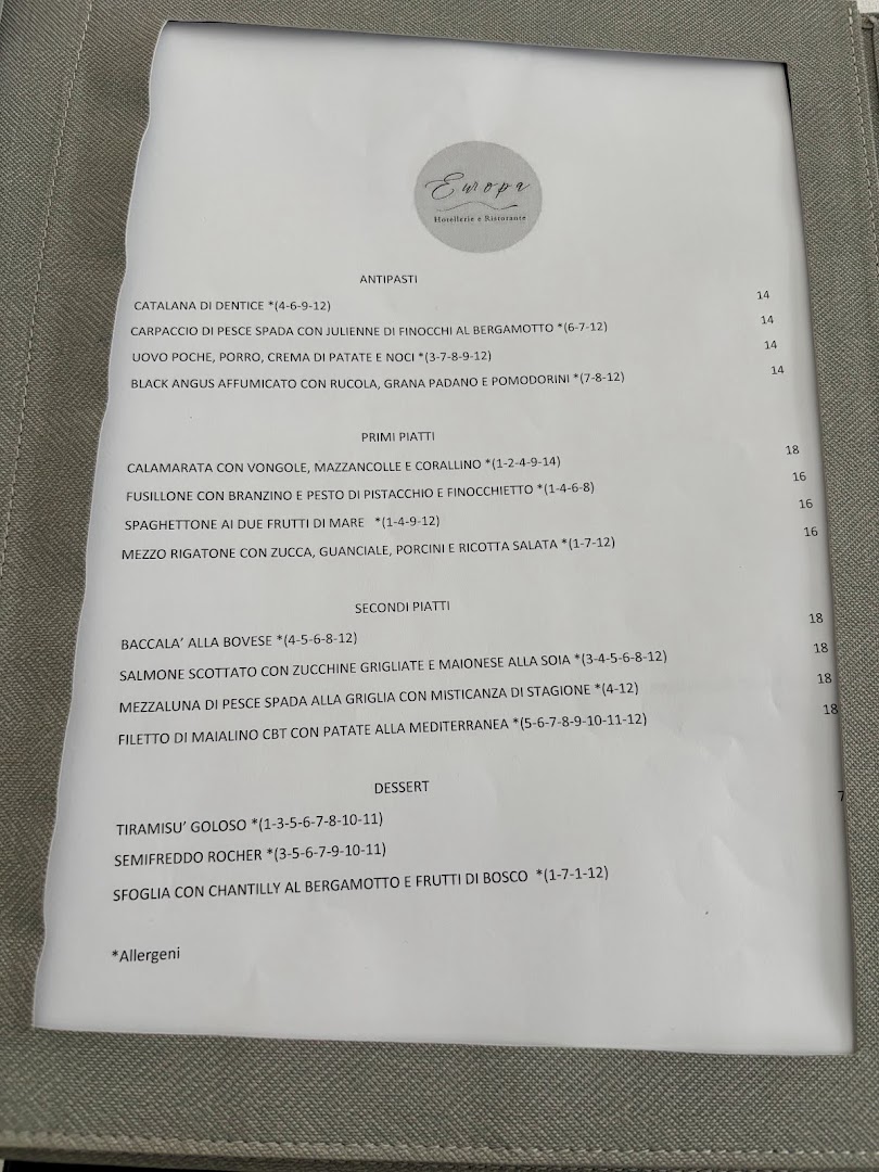 Ristorante Europa Catanzaro