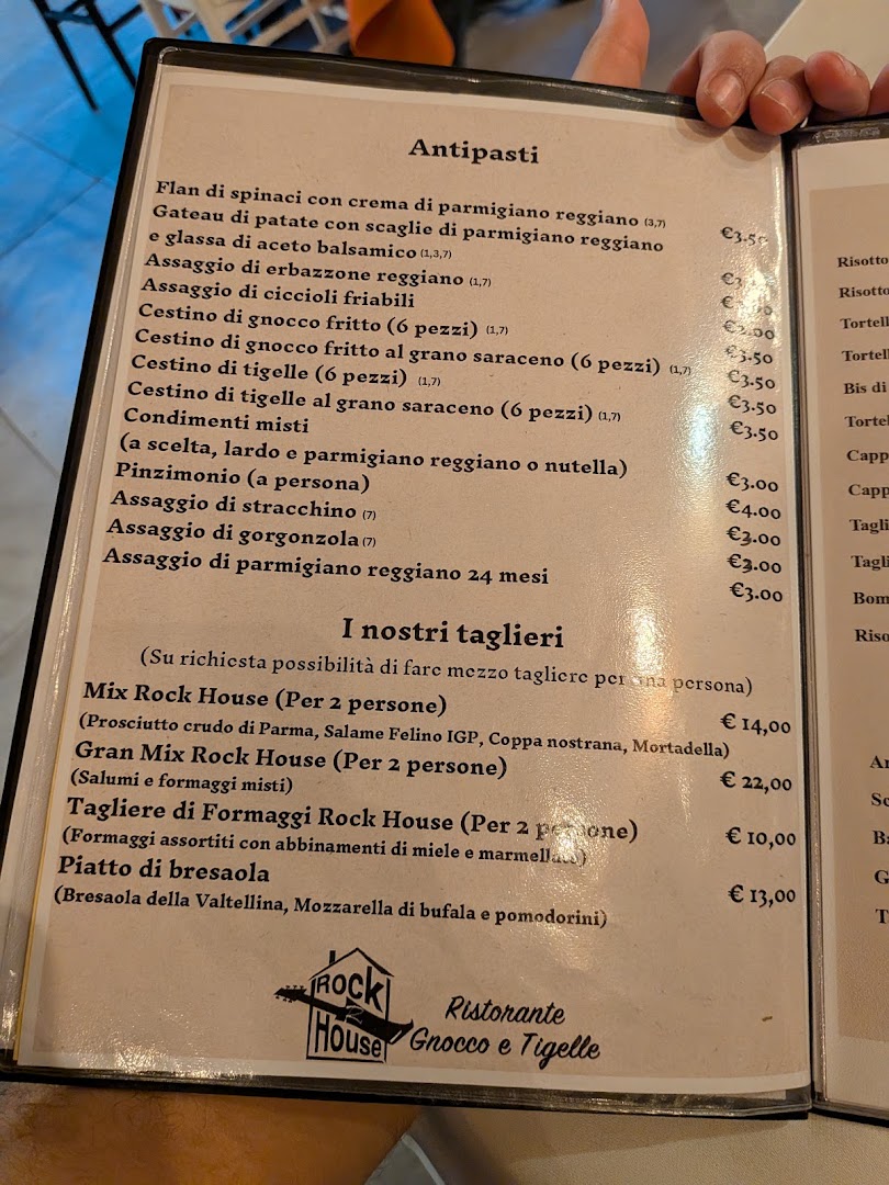 Ristorante gnocco e tigelle Rock House