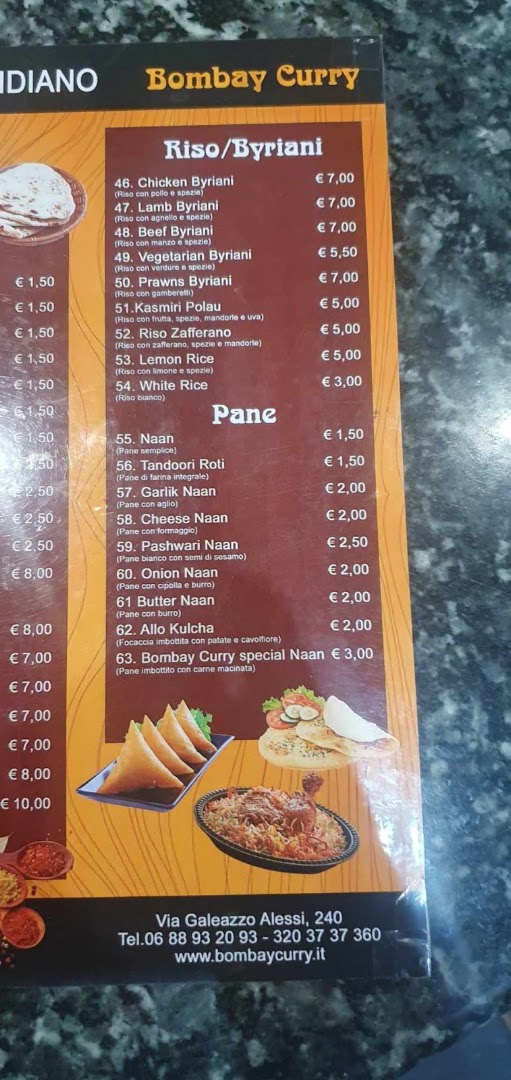 Ristorante Indiano Bombay Curry