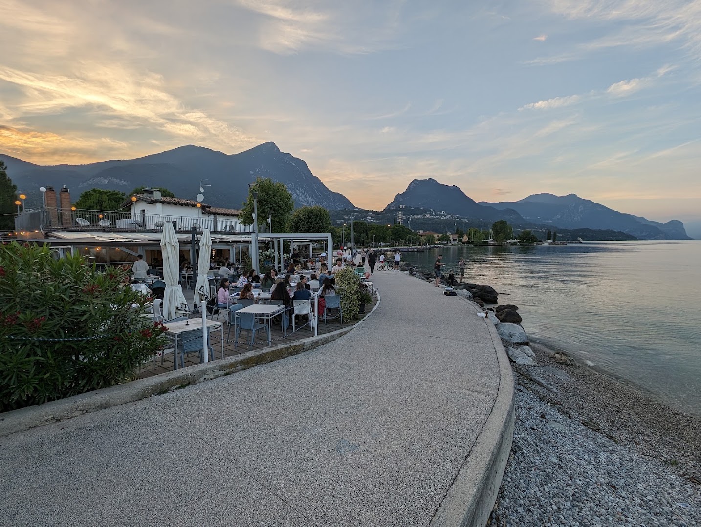 Ristorante La Foce - Beach Bar, Restaurant & Pizza, Toscolano Maderno
