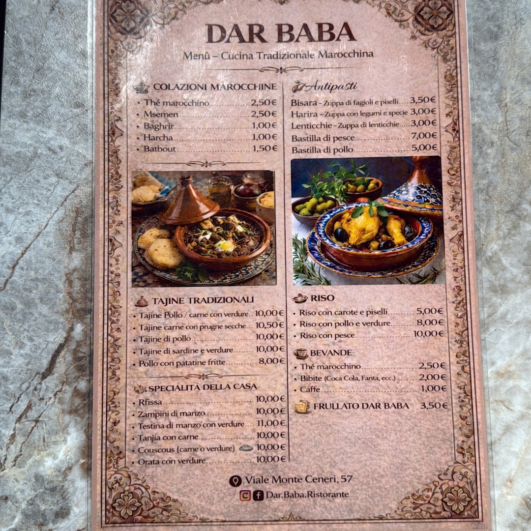 RISTORANTE MAROCCHINO DAR BABA حلال HALAL