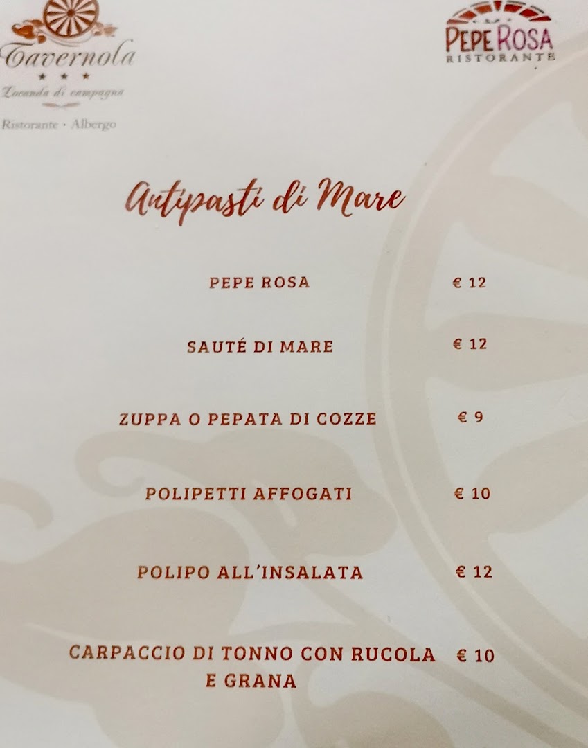 Ristorante Pepe Rosa presso Locanda Tavernola