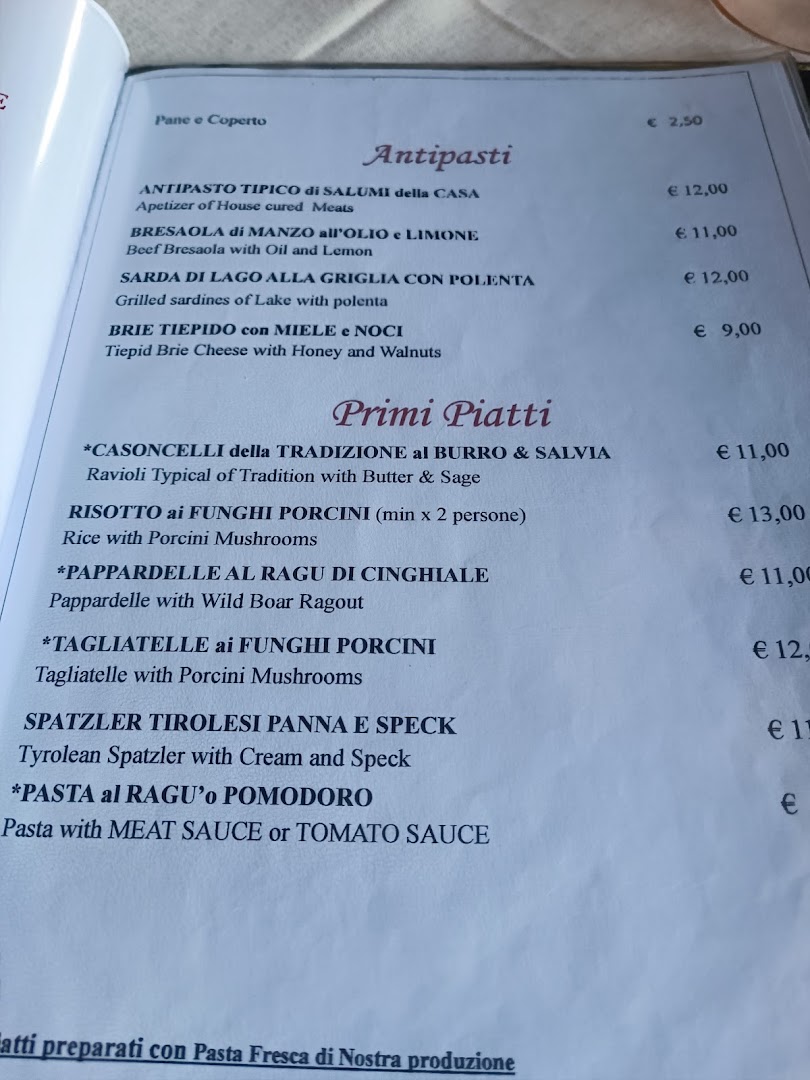 Ristorante Pizzeria Antica Valeriana