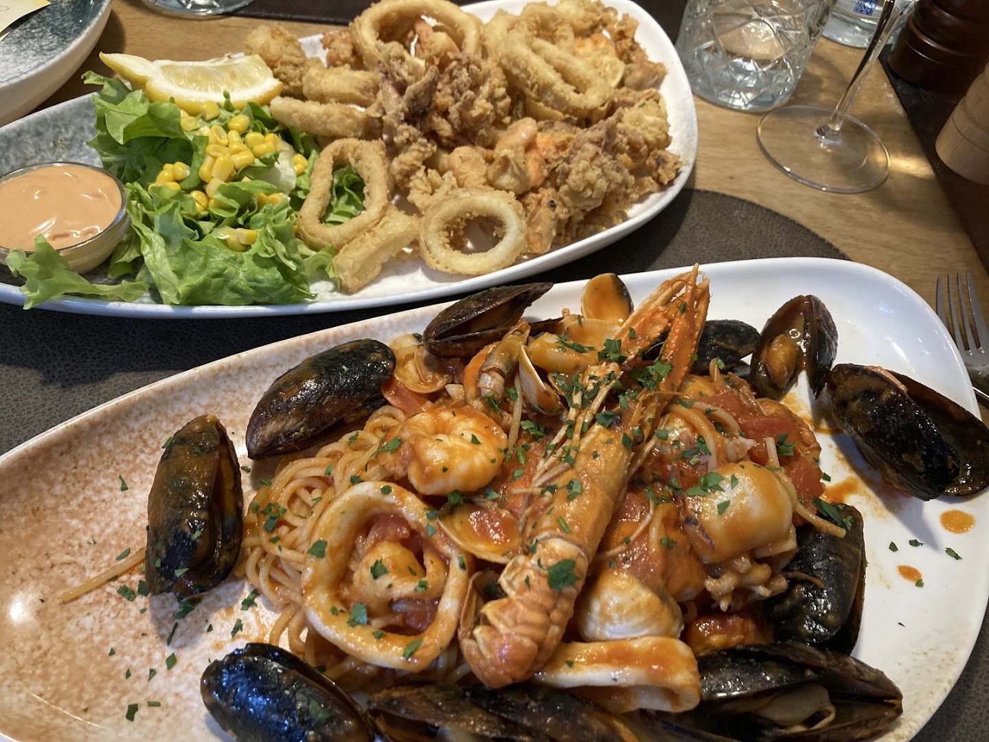 Ristorante pizzeria Bellavita vegan & normal mixed