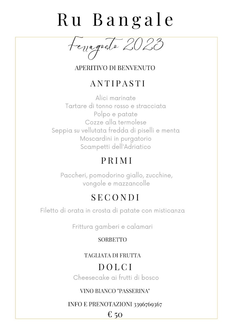 Ristorante Ru Bangale