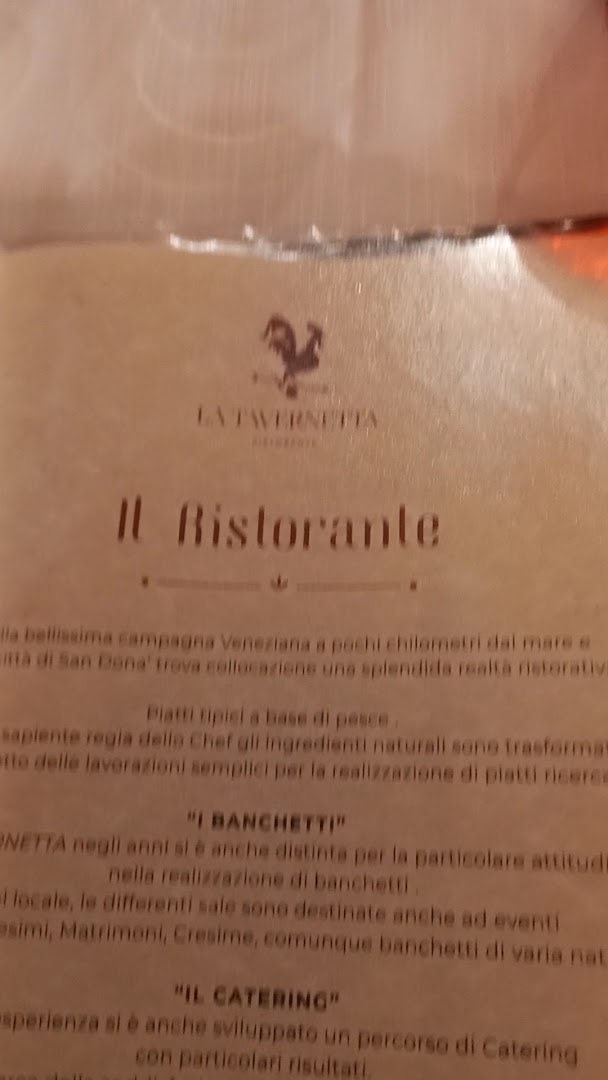 Ristorante La Tavernetta Eraclea, Venezia- Specialità Pesce