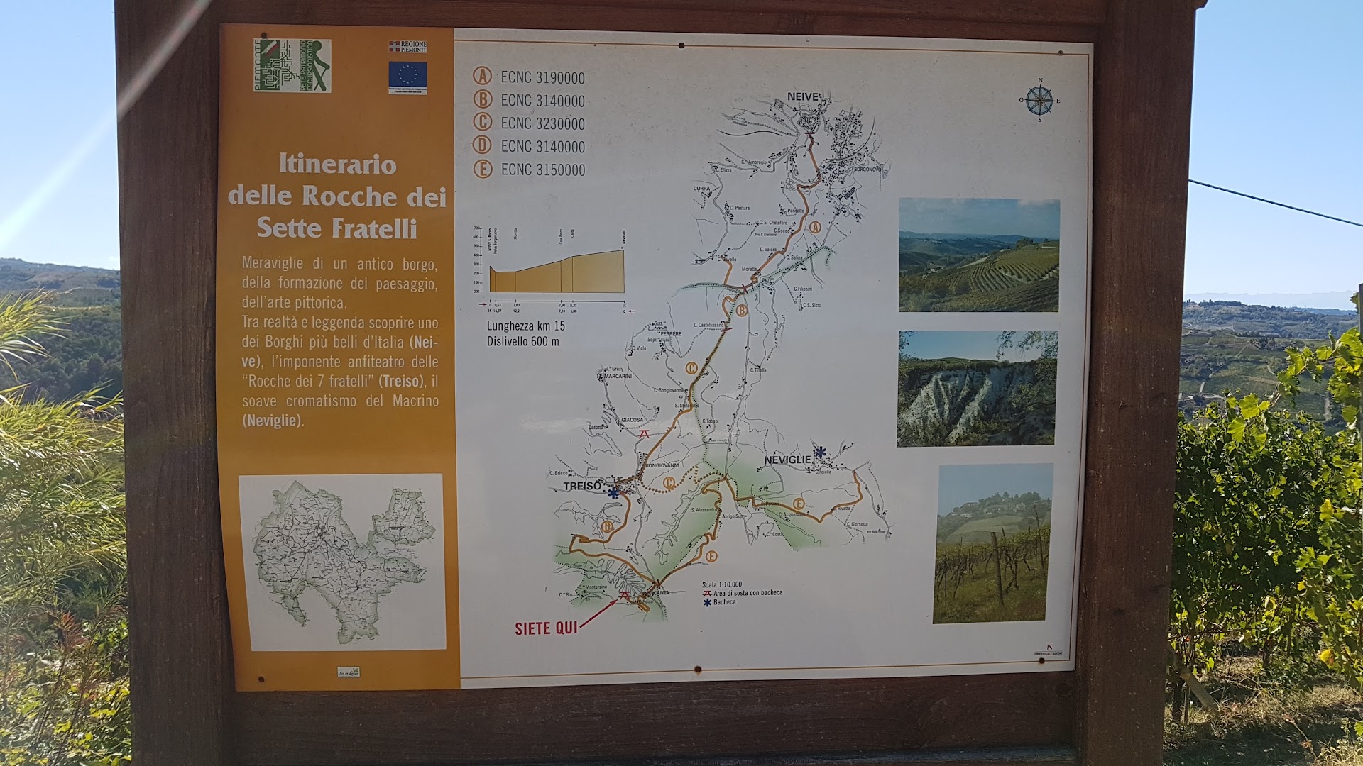 Rocche dei Sette Fratelli- Tappa della Strada Romantica delle Langhe e del Roero