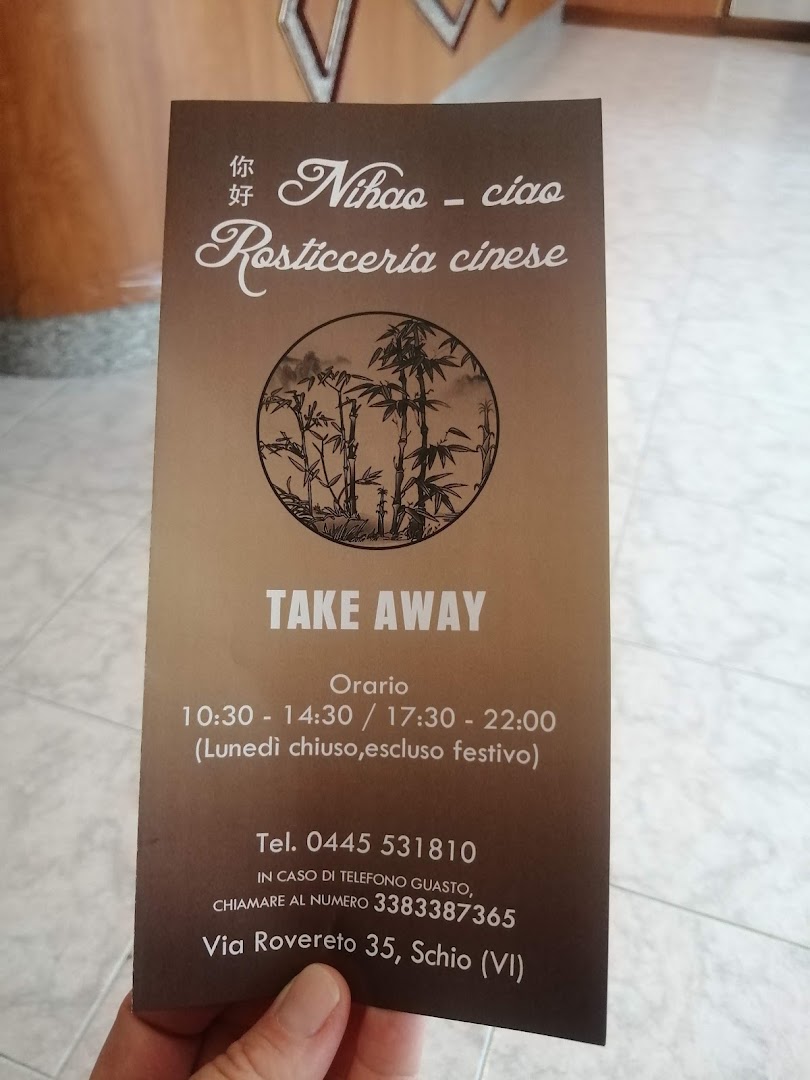 Rosticceria cinese Nihao-Ciao, Schio