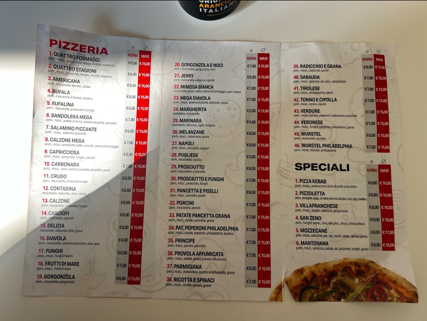 Royal pizza kebab, Pizzoletta