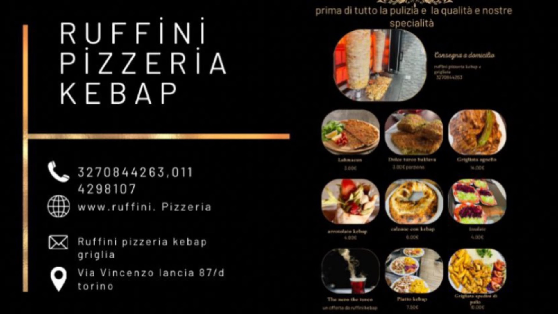 Ruffini Pizzeria kebap