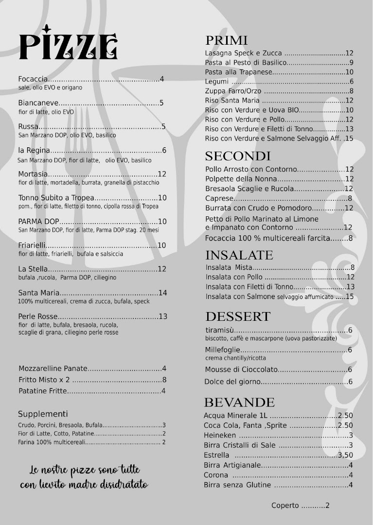 Santa Maria Coffee Drink & Food