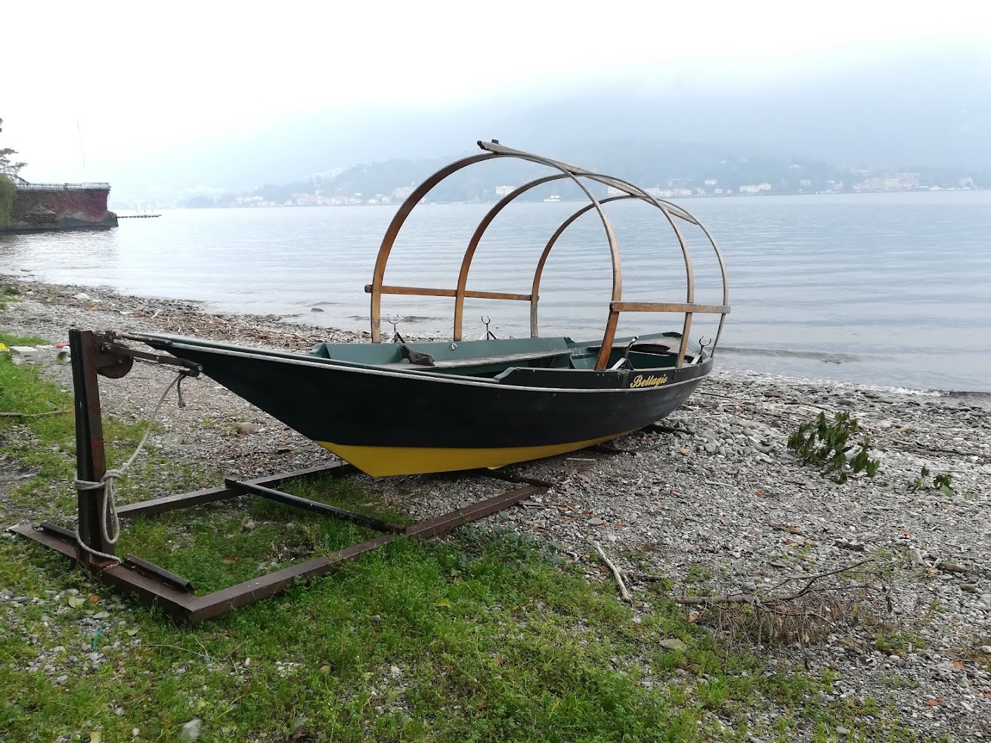 Scalinata per accedere a Villa Giulia
