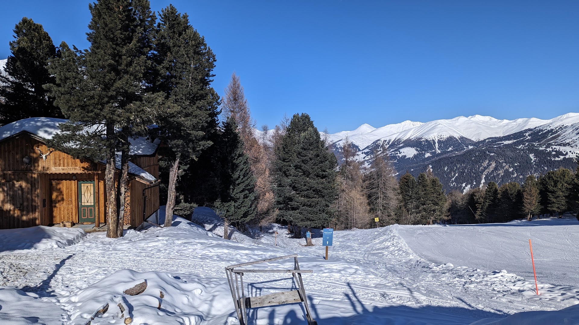 Skihütte Einkehrschwung