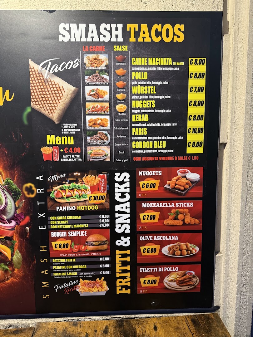 SMASH BURGER #SMASH_IT# TACOS# Kebab# #LAVENO #