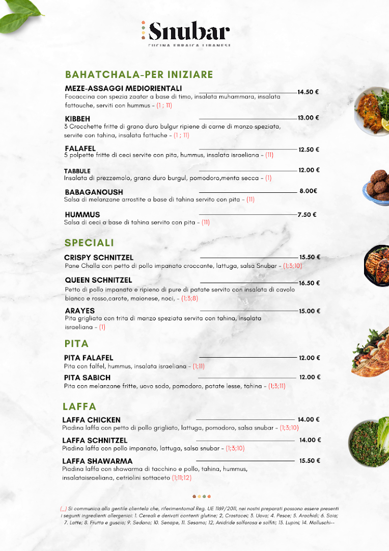 Snubar - Gusto Ebraico Libanese