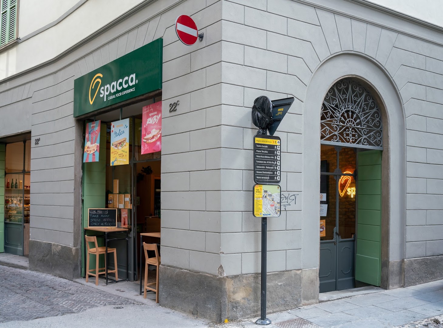Spacca Bergamo Alta