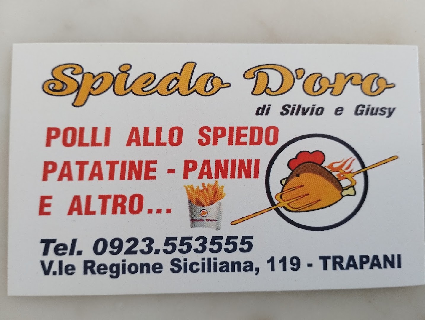 Spiedo d'oro di Basile S. & C, Trapani