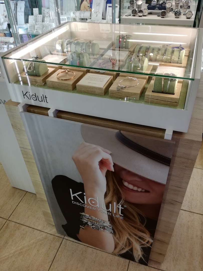 Stainless Watch & Jewels