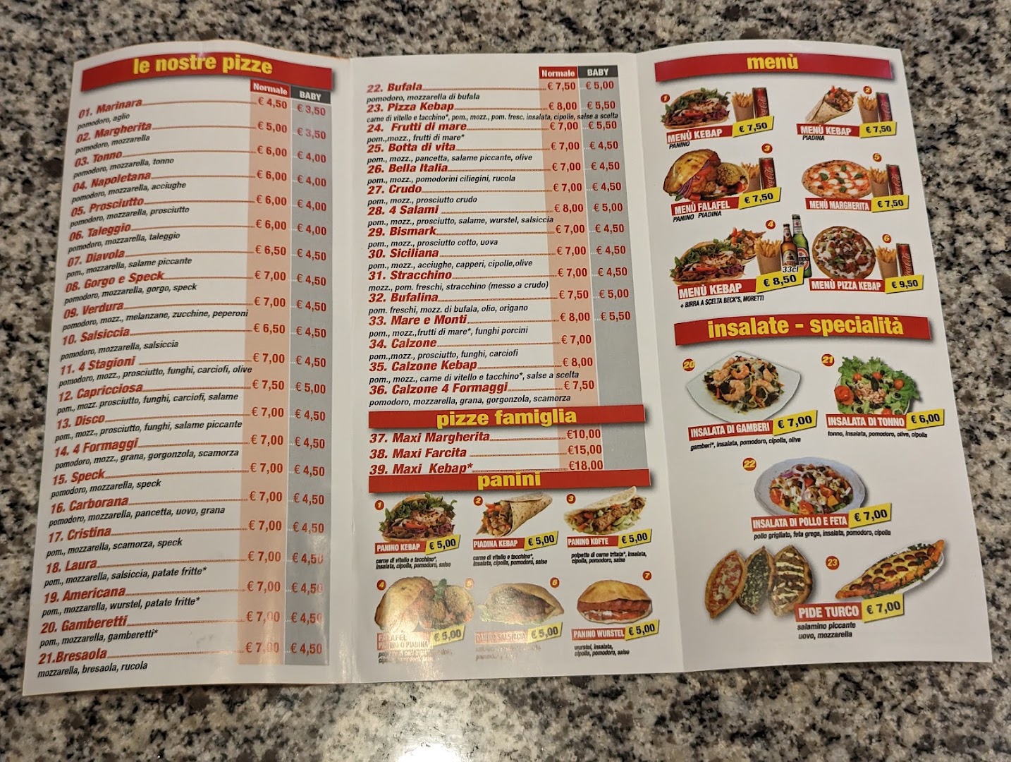 Star Istanbul Kebab pizza, Ponteranica