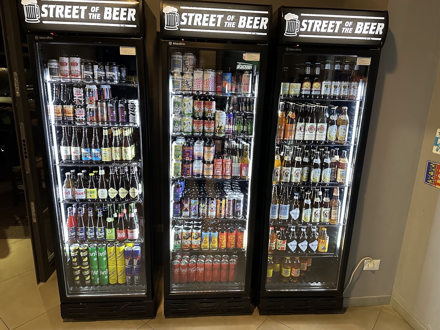 Street of the beer