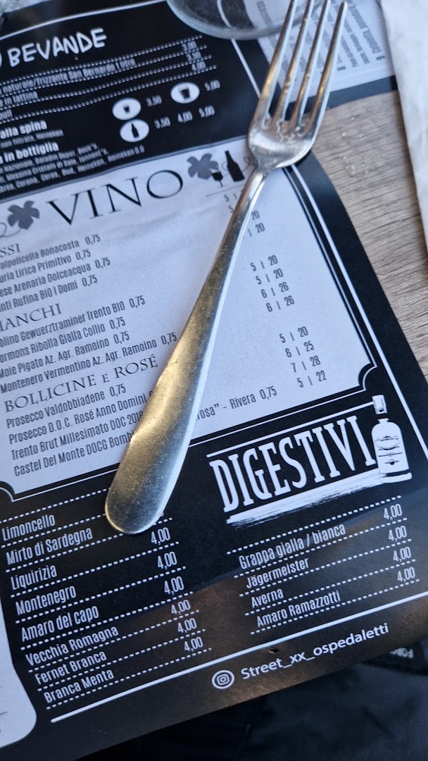 Street XX Bar & Ristorante, Ospedaletti