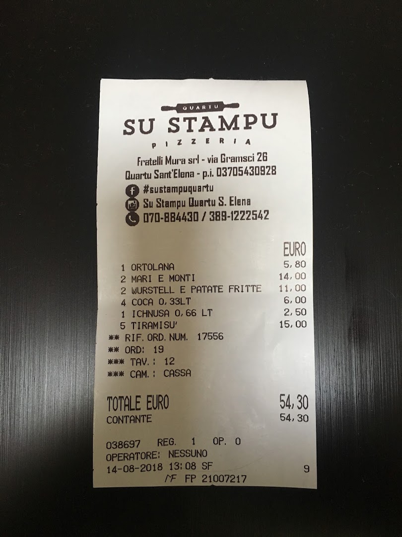 Su Stampu Pizzeria Quartu