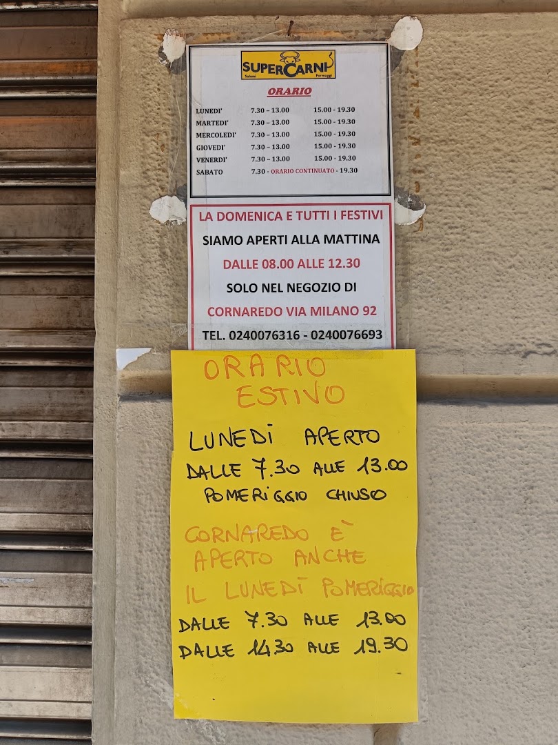 Supercarni Rho, carne, salumi e formaggi