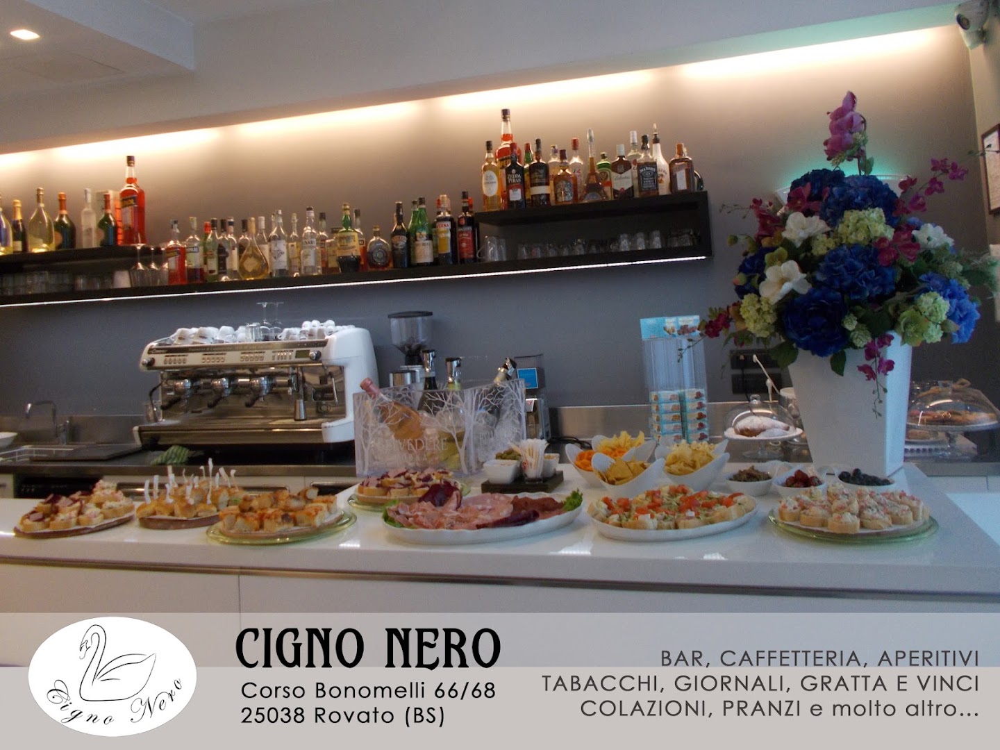 Tabaccheria Bar Edicola Cigno Nero - Ristorante Aperto a Pranzo - Partner Elfbar Lost Mary