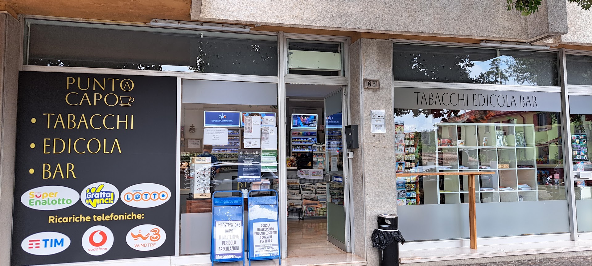 Tabaccheria Edicola "Punto a capo" di Mattiussi Giovanna