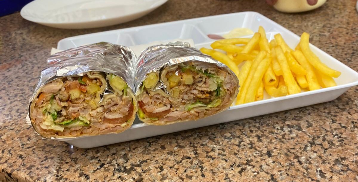 Tasty chicken Pizza Kebab Fast Food