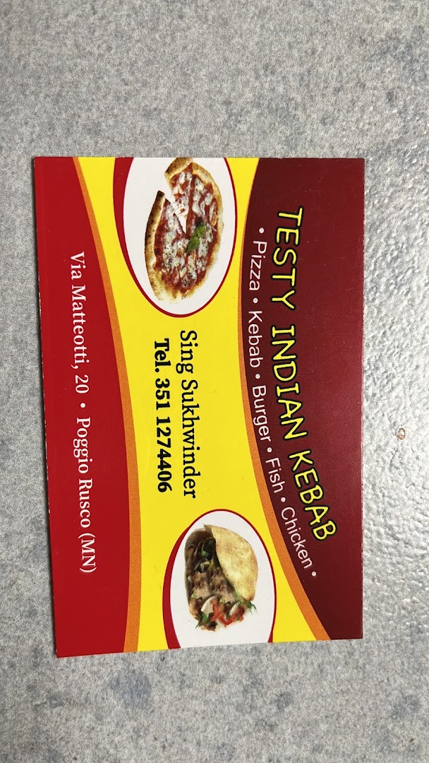 Testy Indian Kebab, Poggio Rusco