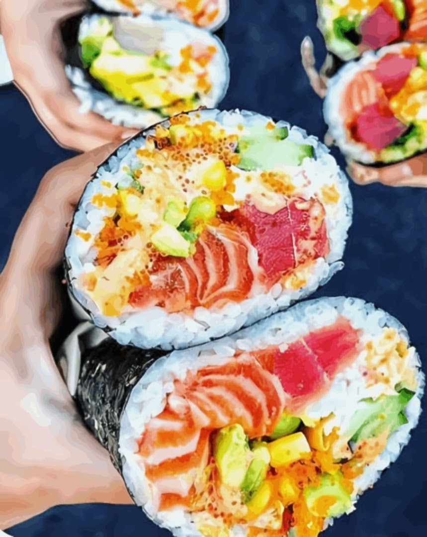Today poke sushi