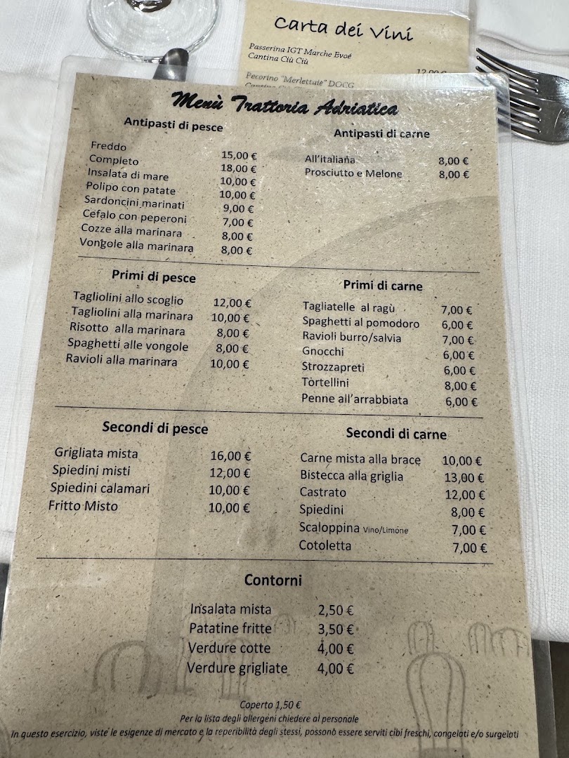 Trattoria Adriatica, Pesaro