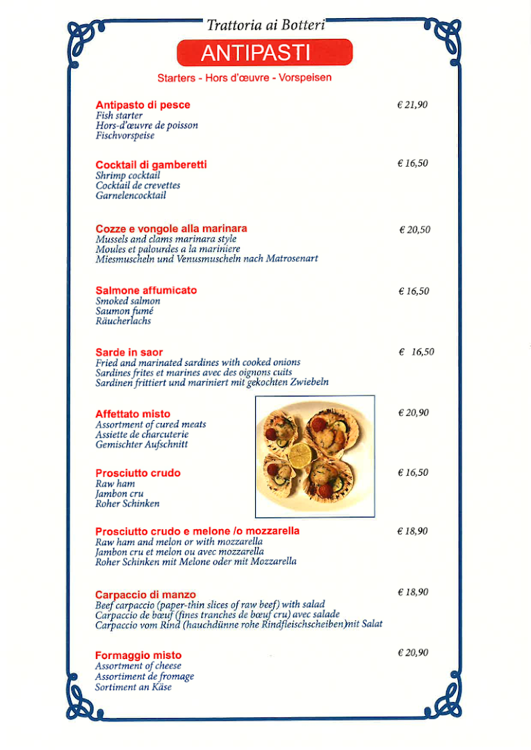 Trattoria Ai Botteri, Venezia