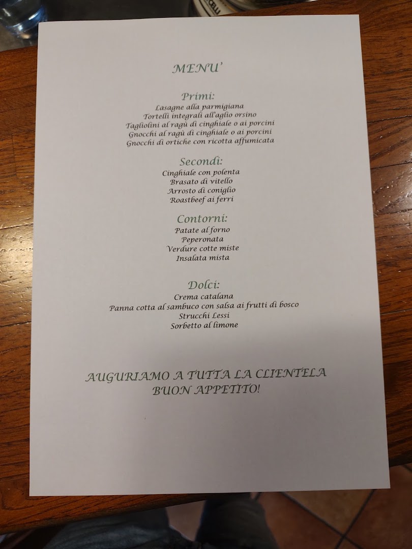 Trattoria Bar Alla Posta Di Chiabai Stefano