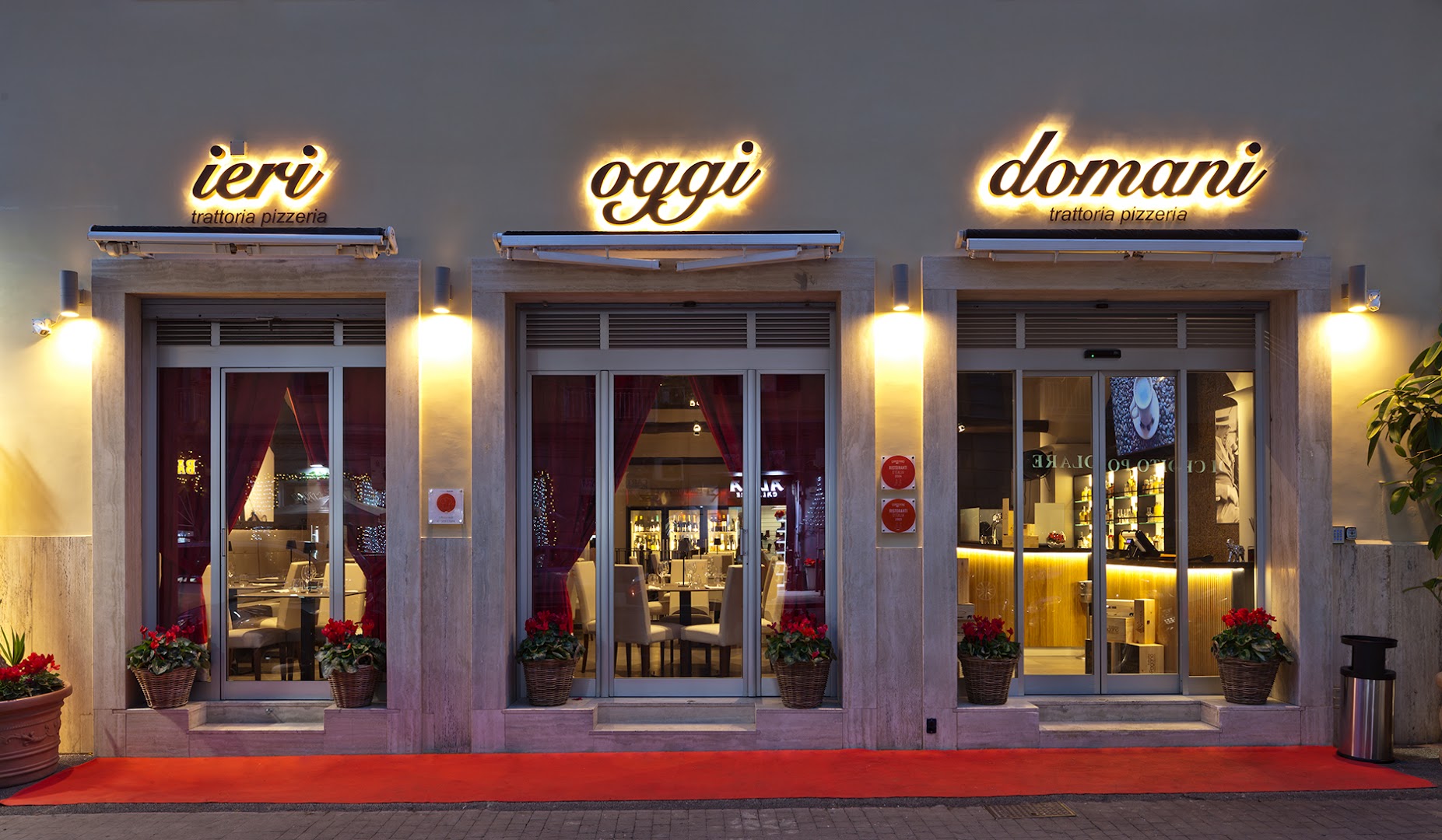 Trattoria Pizzeria Ieri, Oggi, Domani