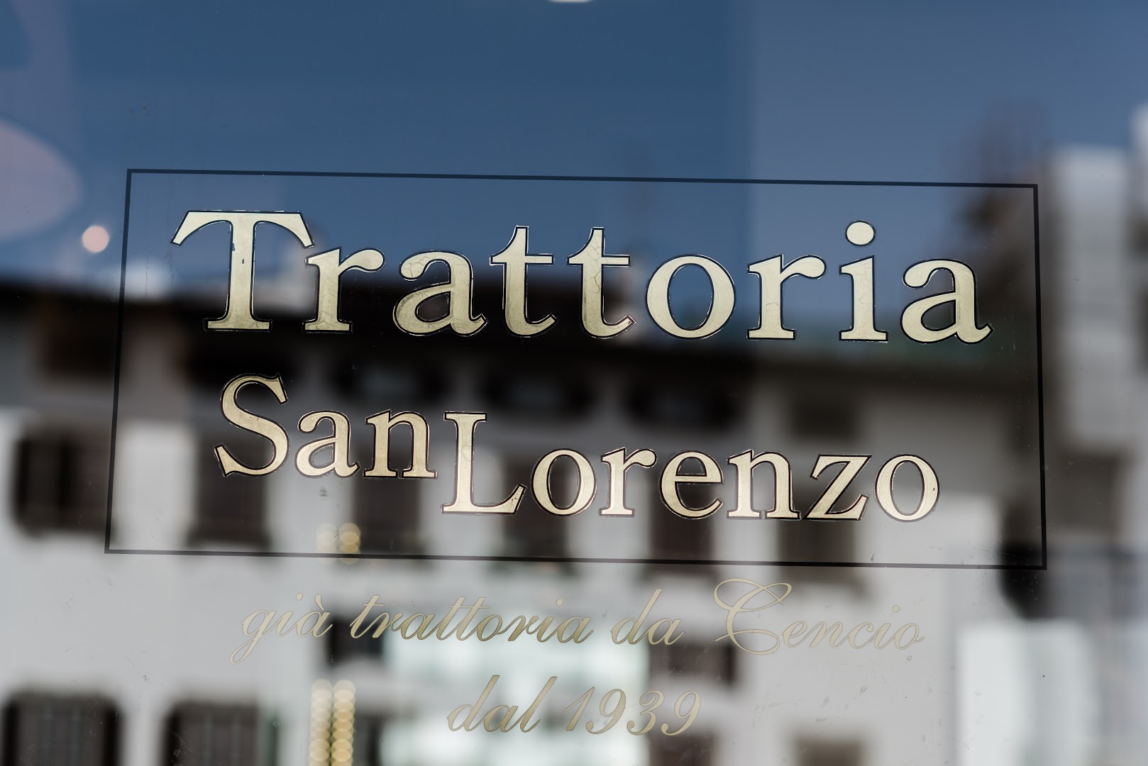 Trattoria San Lorenzo Firenze dal 1939