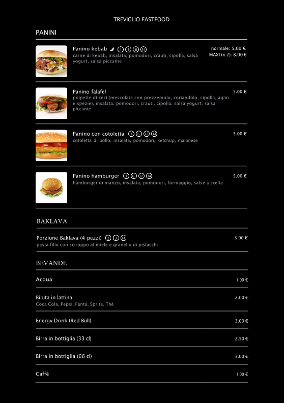 TREVIGLIO FASTFOOD - PIZZA KEBAB