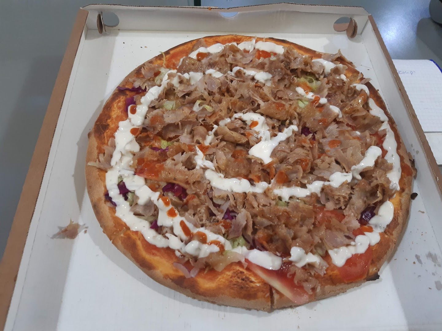 Turkish Istanbul pizza kebab Carmagnola