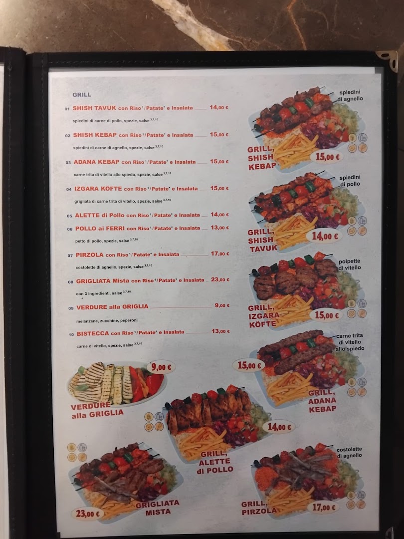 Turkish kebab pizzeria grill SEMPIONE 23