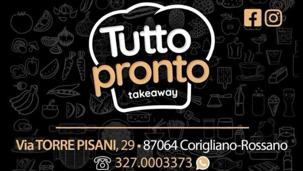 Tutto pronto Take away