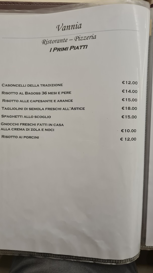 Vannia Ristorante Pizzeria