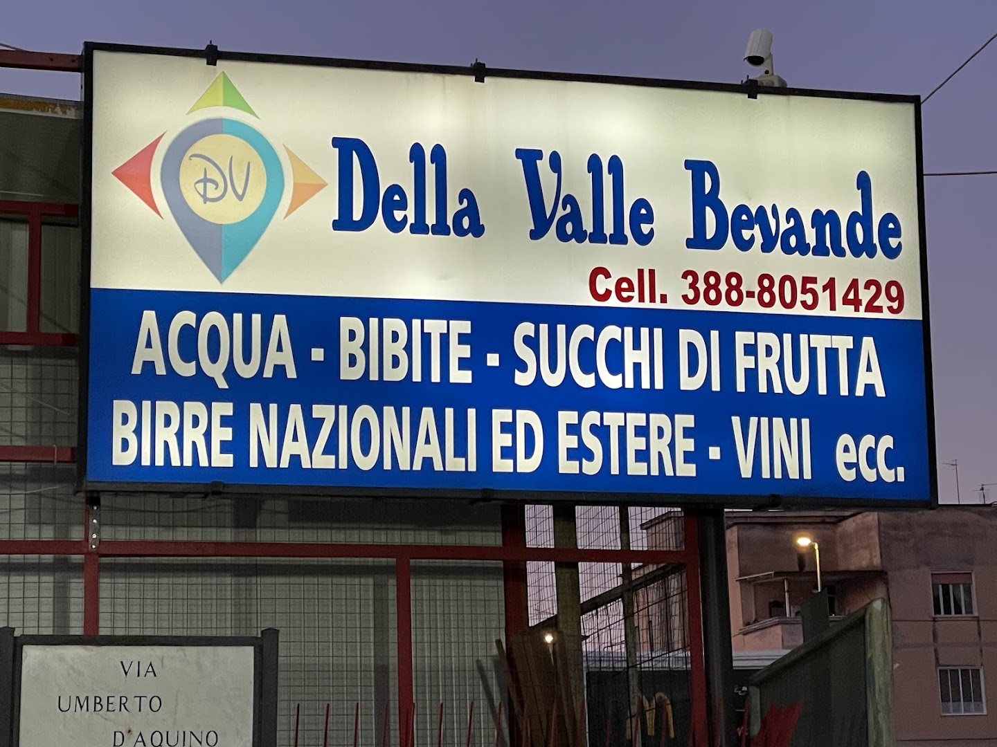 Vendita Bibite della Valle