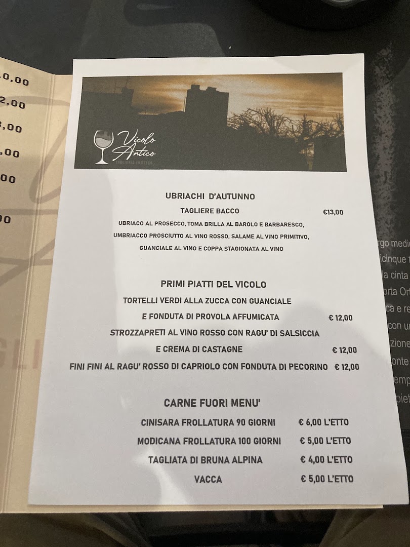 VICOLO ANTICO enotaglieria