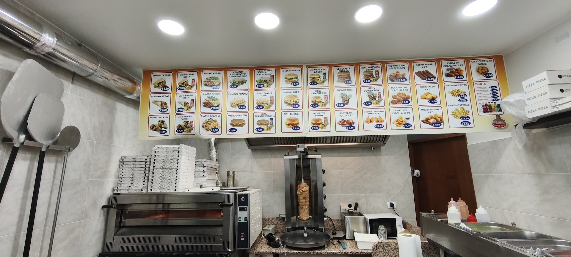 Visconti pizzeria kebab, Pavia
