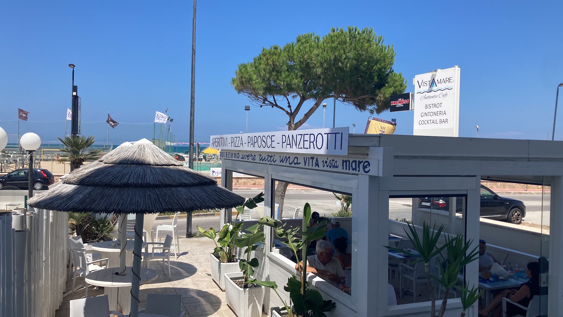 VistaMare -Pizzeria-Cocktail Bar-Wine Bar-Shisha Bar-Scommesse sportive