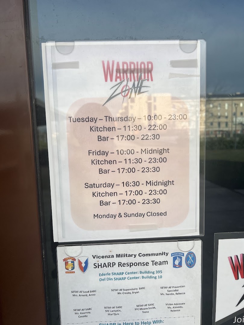 Warrior Zone, Vicenza